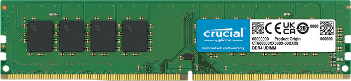 Crucial 16GB (1x 16GB) DDR4 DIMM 3200 MHz CL22 XMP Main Image
