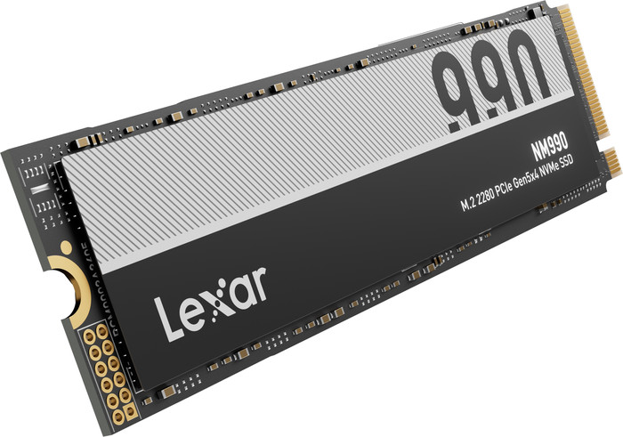 Lexar NM990 PCIe 5.0 M.2 SSD 2TB rechte seite