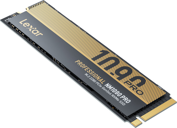 Lexar Professional NM1090 PRO PCIe 5.0 M.2 SSD 4TB rückseite