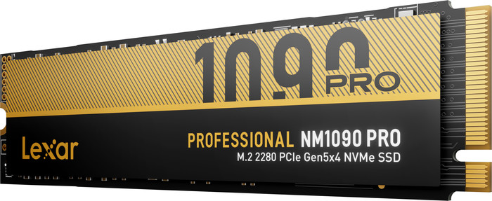 Lexar Professional NM1090 PRO PCIe 5.0 M.2 SSD 4TB rechte seite