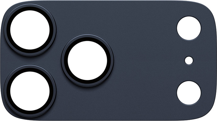 PanzerGlass Fender Apple iPhone 17 Pro Max Kameraobjektivschutz Glas Blau vorne