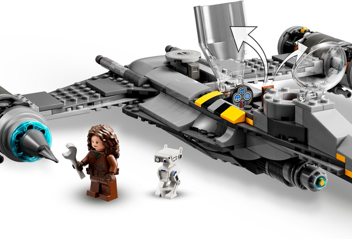 LEGO Star Wars: The Mandalorian's N-1 Starfighter 75325 product in use