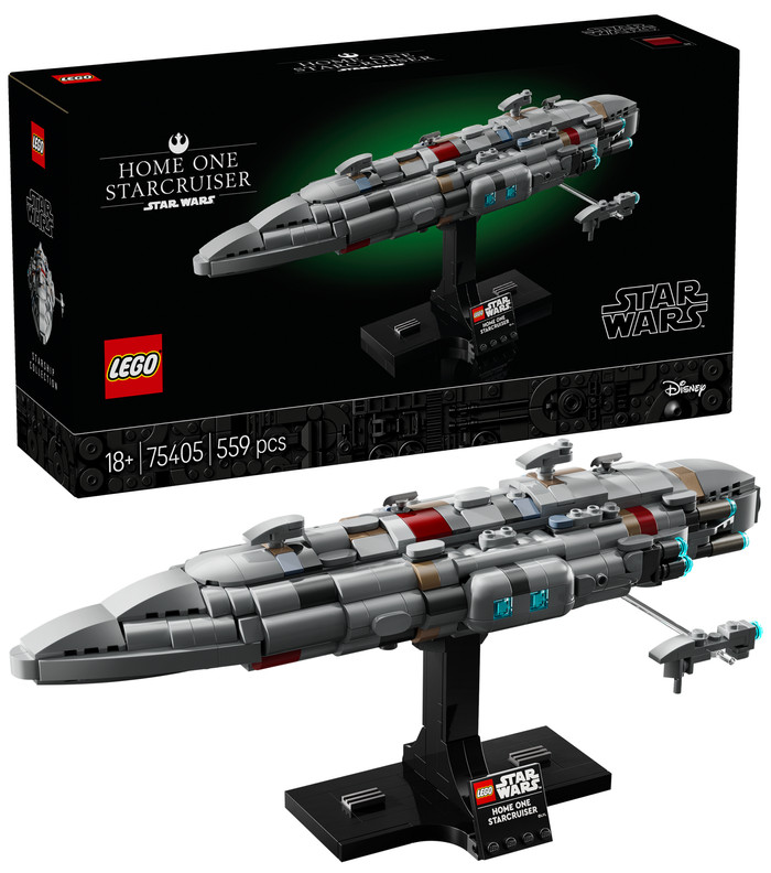 LEGO Star Wars Home One Starcruiser 75405 right side