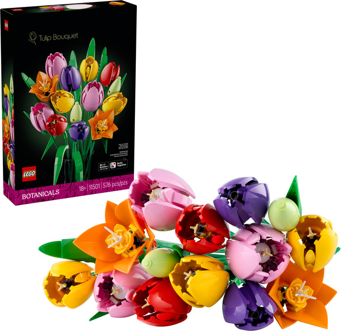 LEGO Botanicals Tulip Bouquet 11501 right side