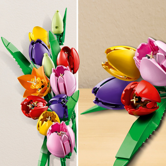 LEGO Botanicals Tulip Bouquet 11501 product in use