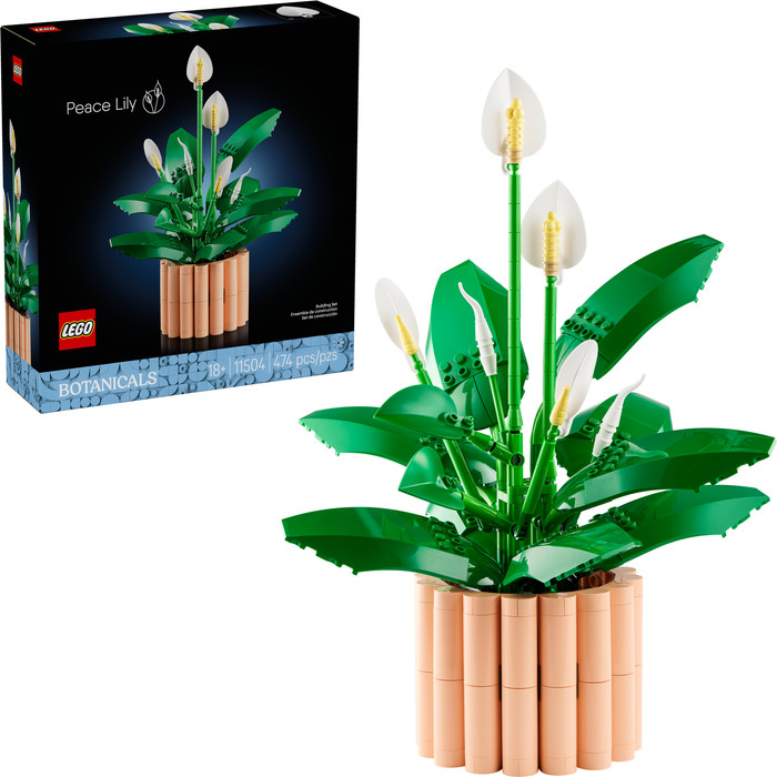LEGO Botanicals Friedenslilie 11504 rechte seite