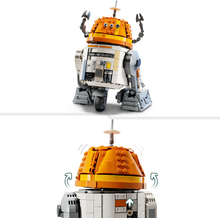LEGO Star Wars Chopper (C1-10P) Astromech Droid 75416 product in use
