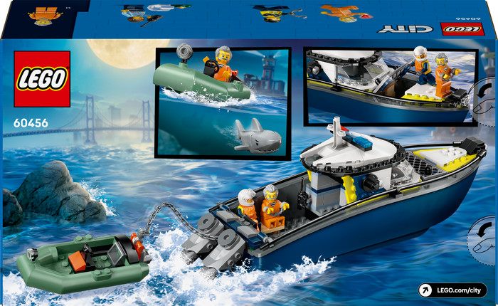 LEGO City Police Boat Chase 60456 packaging