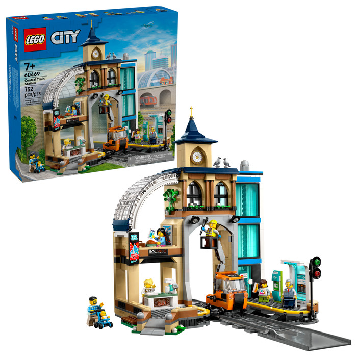 LEGO City Central Train Station 60469 right side