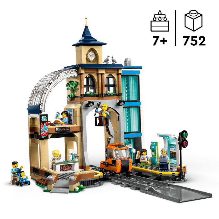 LEGO City Central Train Station 60469 product in use