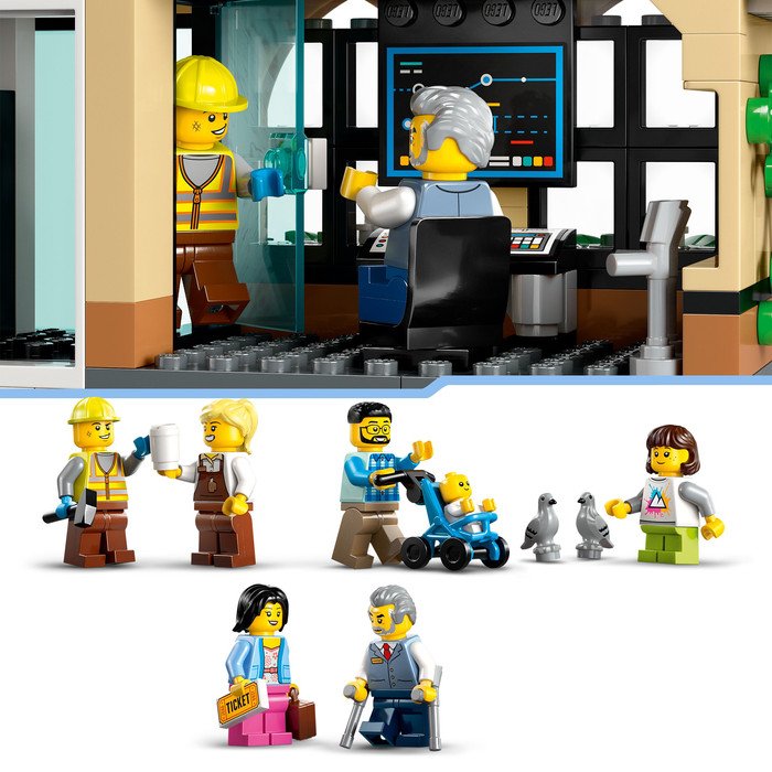 LEGO City Central Train Station 60469 product in use