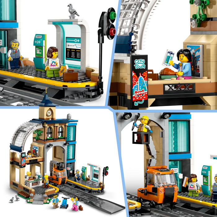 LEGO City Central Train Station 60469 product in use