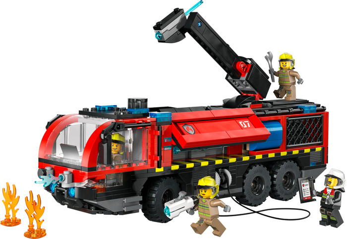 LEGO City Airport Fire Truck 60499 Main Image