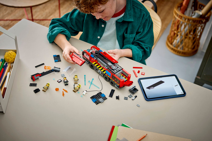 LEGO City Airport Fire Truck 60499 product in use