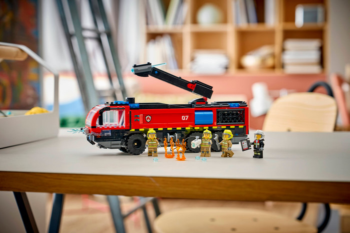 LEGO City Airport Fire Truck 60499 product in use