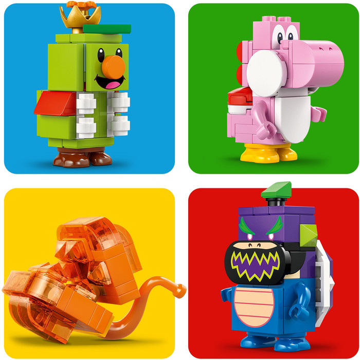 LEGO Super Mario Prinz Florian und Schloss-Bowser 72042 produkt in gebrauch