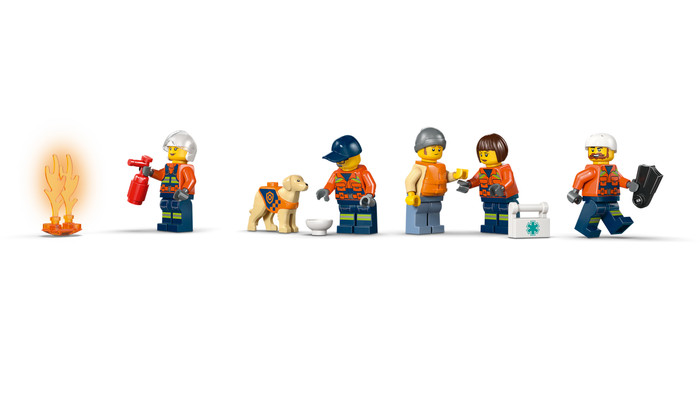 LEGO City Coast Guard Rescue Boat and Helicopter 60504 product in use