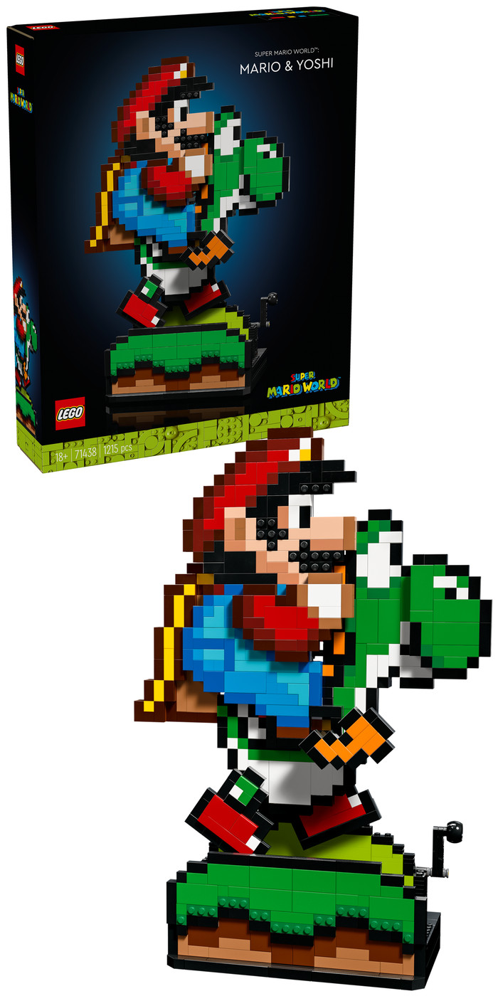 LEGO Super Mario World: Mario und Yoshi 71438 rechte seite