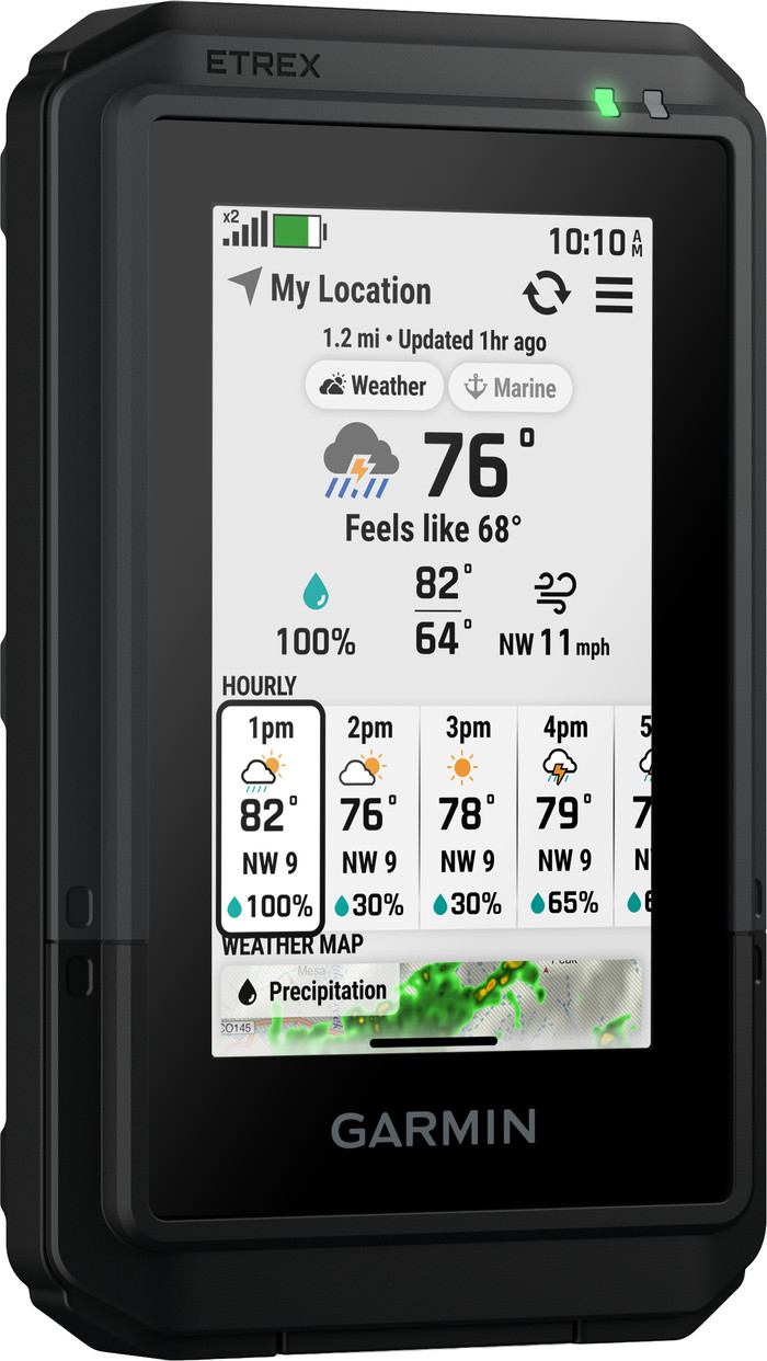 Garmin eTrex Touch left side