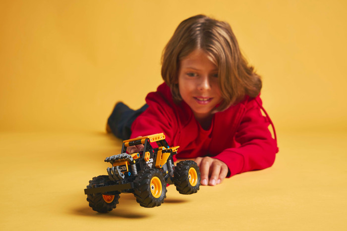 LEGO Technic Monster Jam DIGatron Pull-Back 42199 product in use