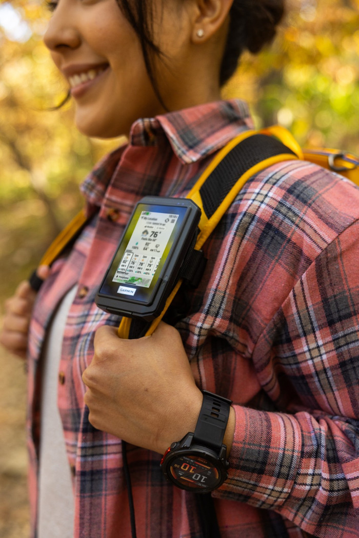 Garmin eTrex Touch product in use