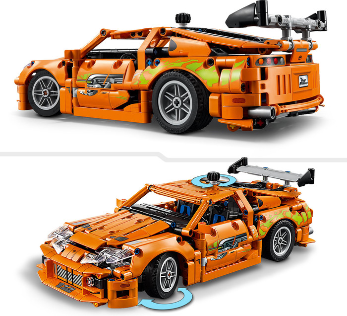 LEGO Technic Fast and Furious Toyota Supra MK4 42204 product in use