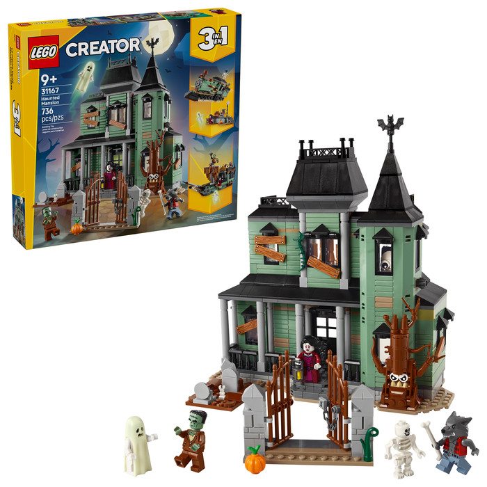 LEGO Creator 3-in-1 Haunted Mansion 31167 right side