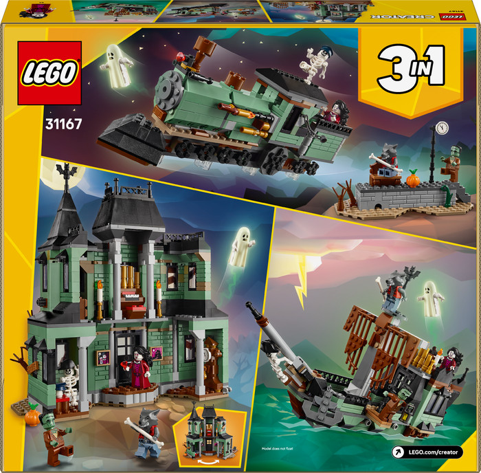 LEGO Creator 3-in-1 Haunted Mansion 31167 packaging