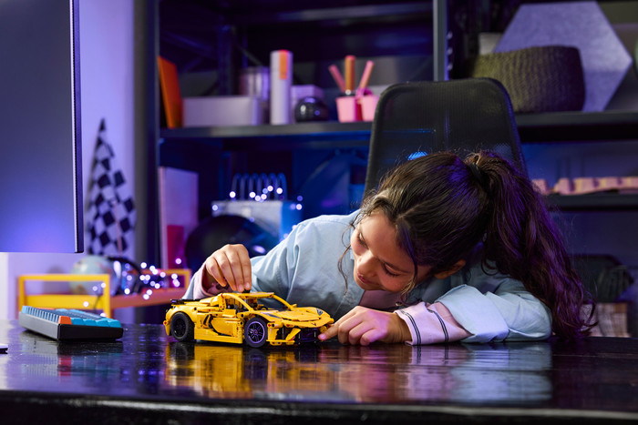 LEGO Technic Chevrolet Corvette Stingray 42205 produkt in gebrauch