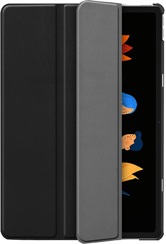 Just in Case Lenovo Idea Tab Plus Tri-Fold Book Case Schwarz vorne