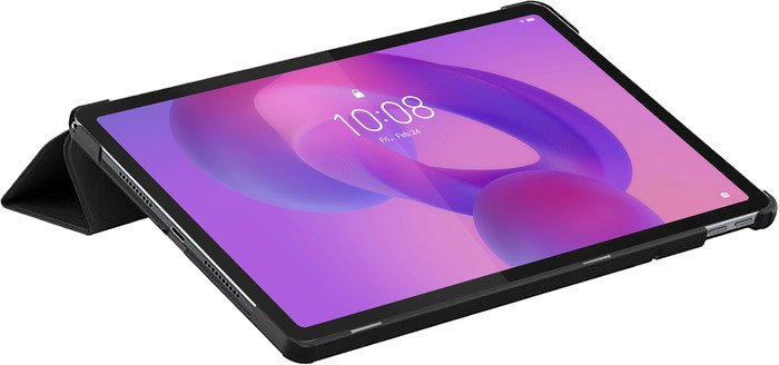 Just in Case Lenovo Idea Tab Tri-Fold Book Case Schwarz linke seite