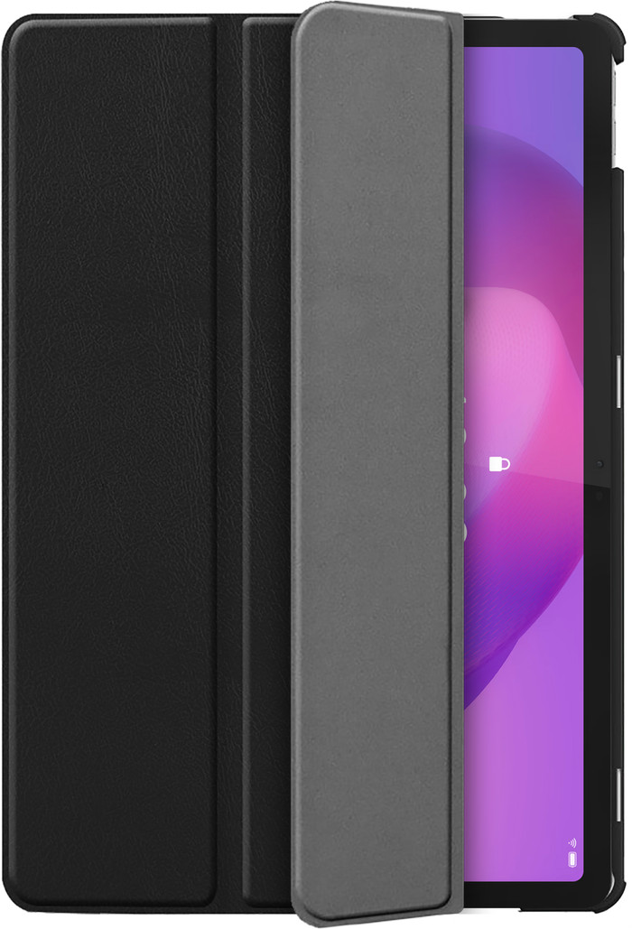 Just in Case Lenovo Idea Tab Tri-Fold Book Case Schwarz vorne