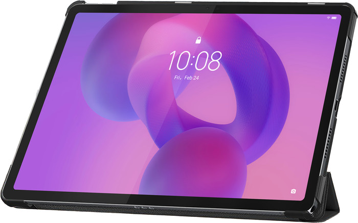 Just in Case Lenovo Idea Tab Tri-Fold Book Case Schwarz rechte seite