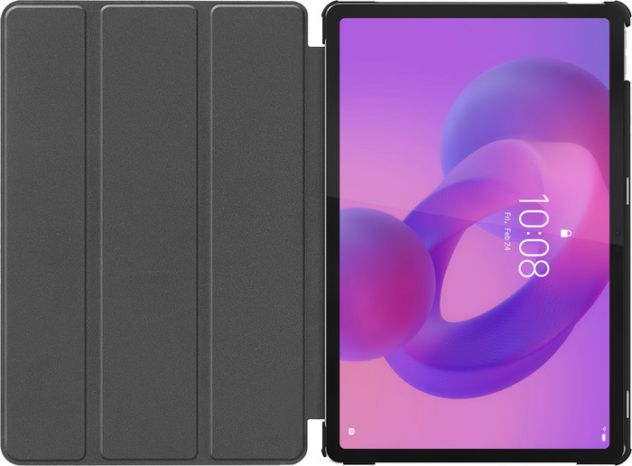 Just in Case Lenovo Idea Tab Tri-Fold Book Case Schwarz vorne