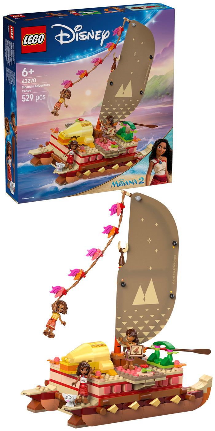 LEGO Disney Princess Vaianas Abenteuerfloß 43270 rechte seite