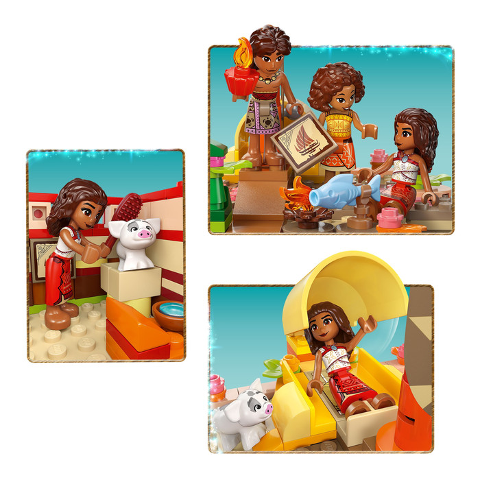 LEGO Disney Princess Vaianas Abenteuerfloß 43270 produkt in gebrauch