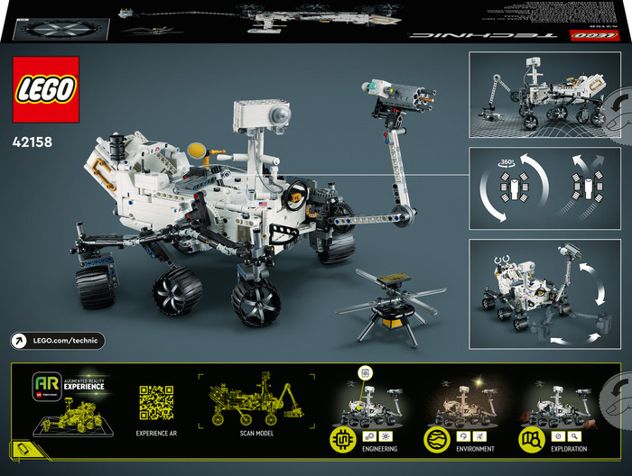 LEGO Technic NASA Mars Rover Perseverance 42158 verpackung