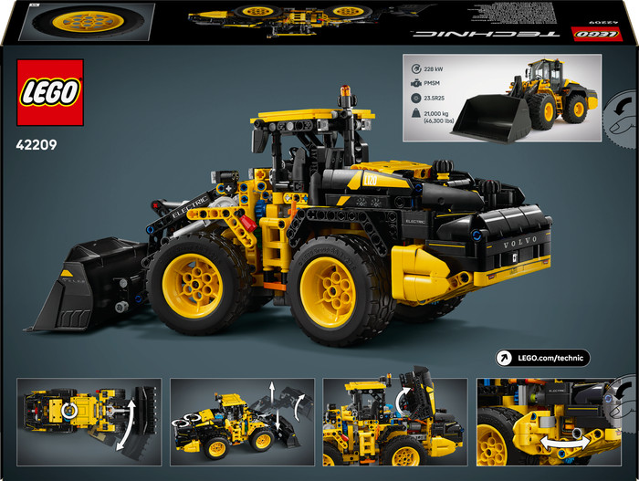 LEGO Technic Volvo L120 Electric Wheel Loader 42209 packaging