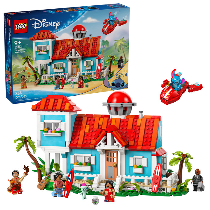 LEGO Disney Das Strandhaus aus Lilo und Stitch 43268 rechte seite