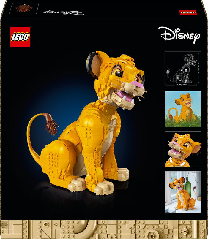 LEGO Disney Simba, der junge König der Löwen 43247 verpackung