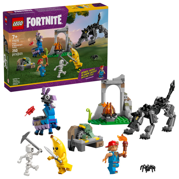 LEGO Fortnite Peely and Sparkplug's Camp 77075 right side