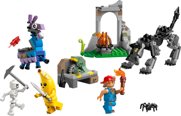 LEGO Fortnite Peely and Sparkplug's Camp 77075 Main Image