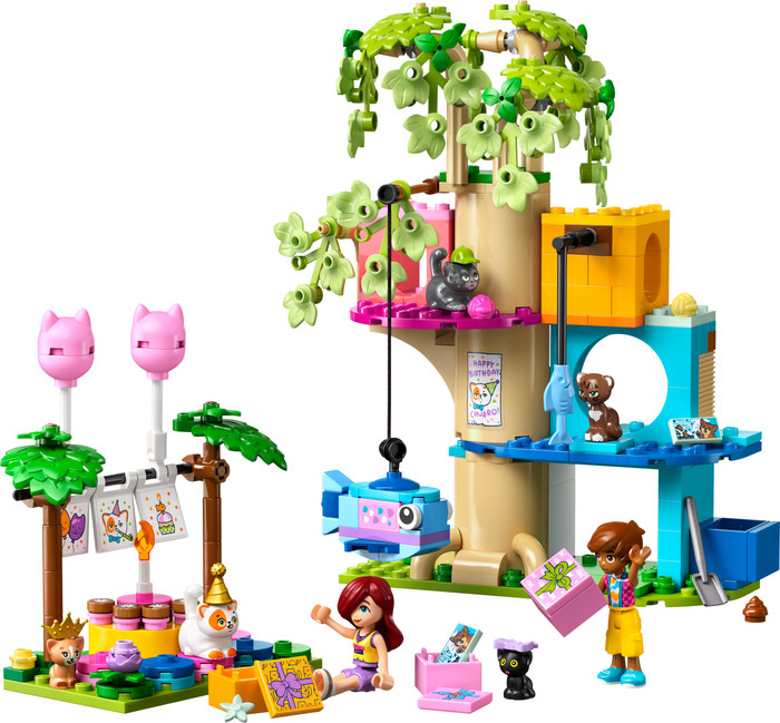 LEGO Friends Cat Birthday Party and Tree House 42666 Main Image