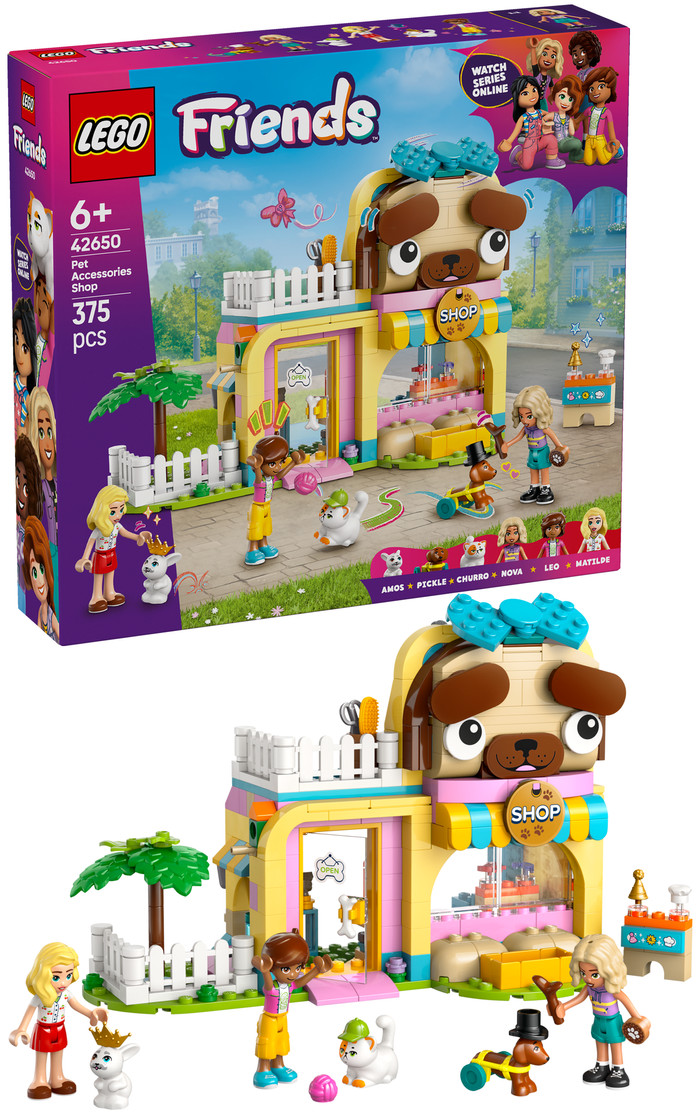 LEGO Friends Pet Accessories Shop 42650 right side