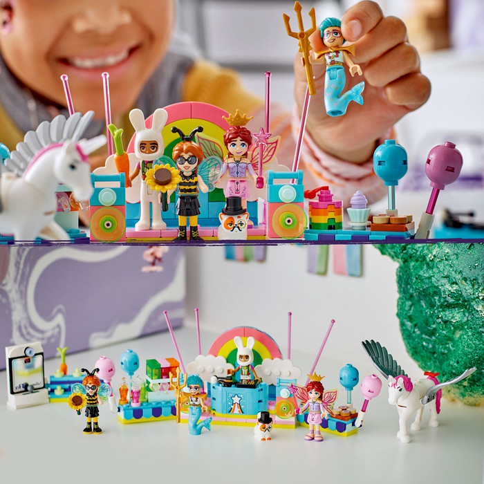 LEGO Friends Kostümparty mit Einhorn und Fee 42661 produkt in gebrauch