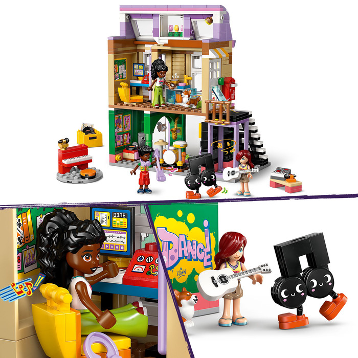 LEGO Friends Musikladen und Wohnung 42653 produkt in gebrauch