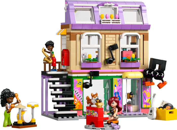 LEGO Friends Musikladen und Wohnung 42653 Main Image