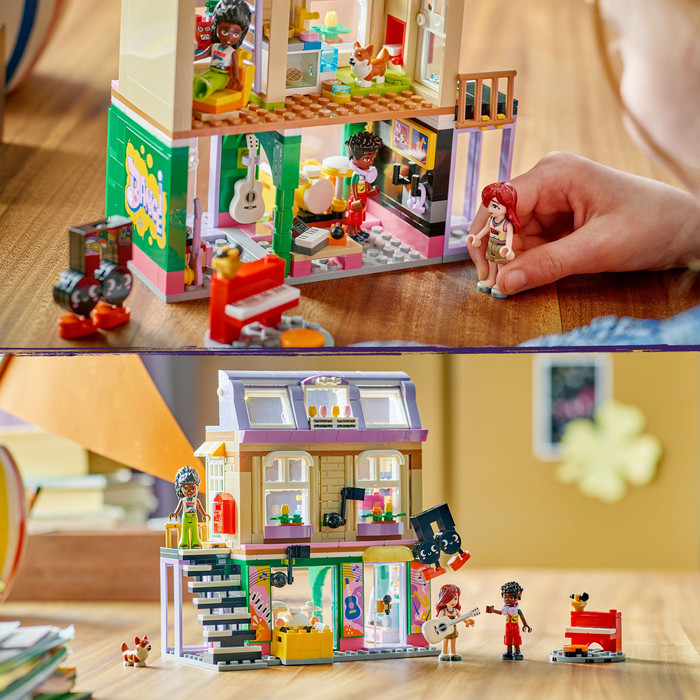 LEGO Friends Musikladen und Wohnung 42653 produkt in gebrauch