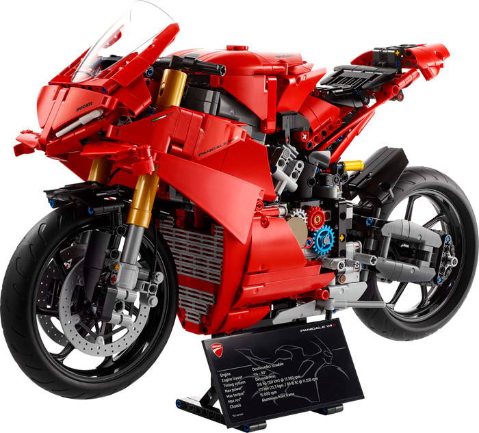 LEGO Technic Ducati Panigale V4 S Motorcycle 42202 Main Image