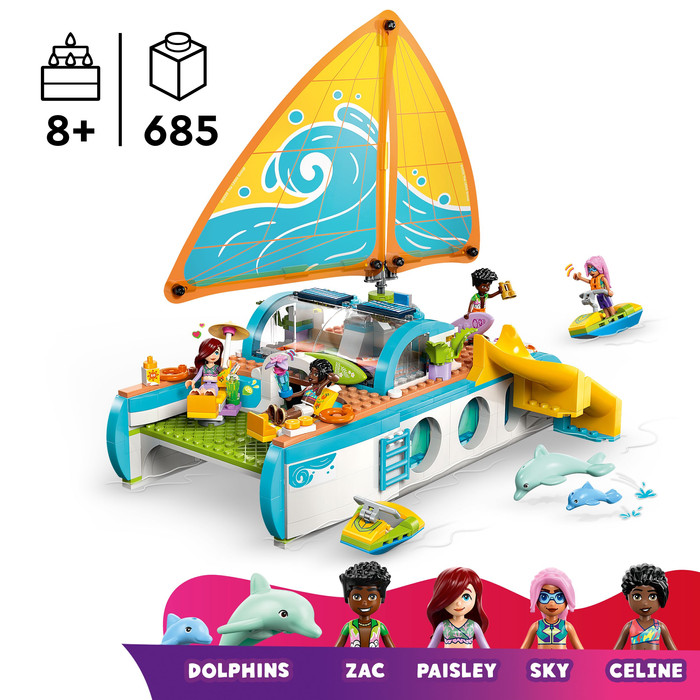 LEGO Friends Segelabenteuer 42664 produkt in gebrauch